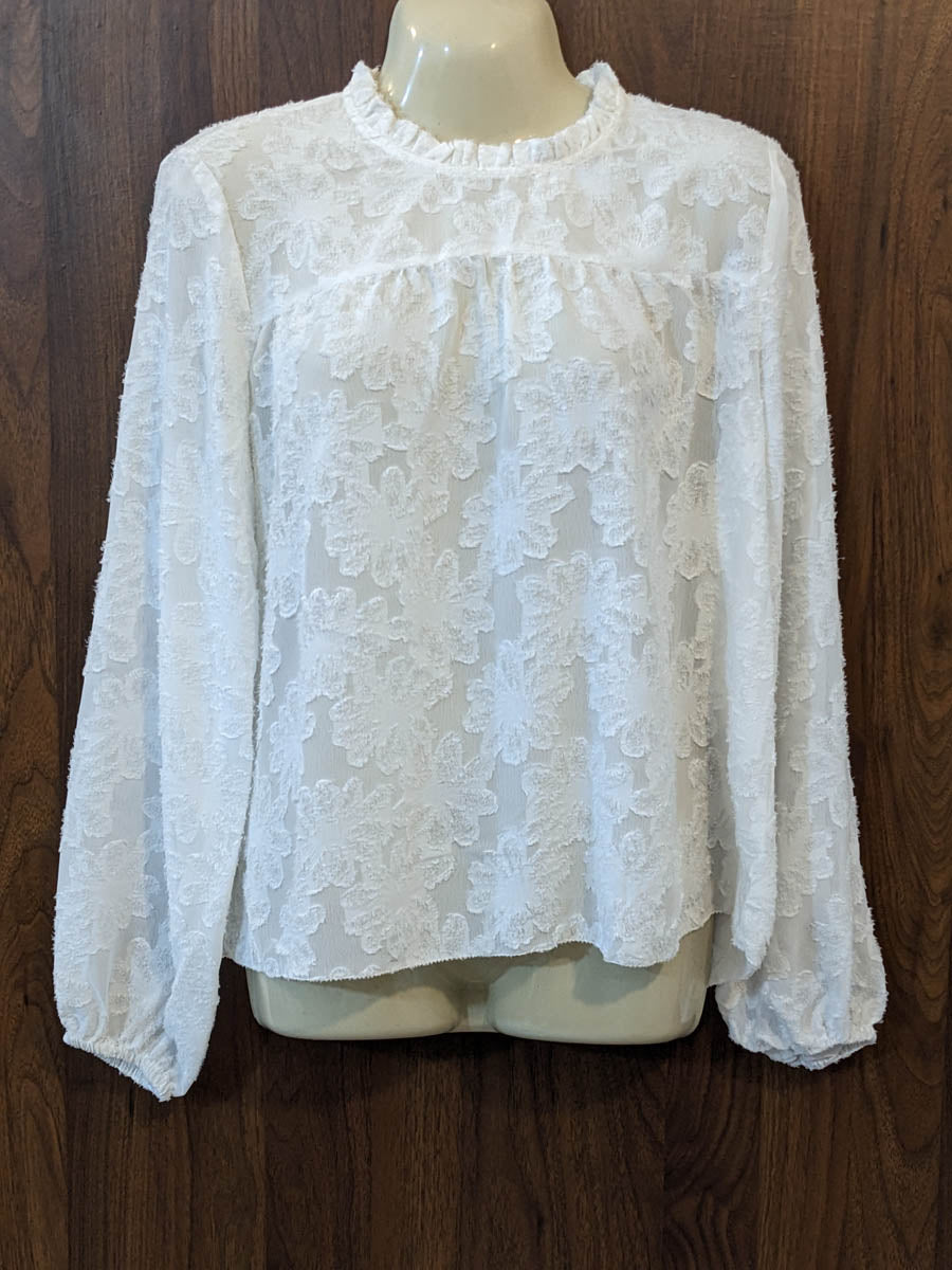 Imported Full sleeve top net full sleeve top No-7355 Velnoor Store
