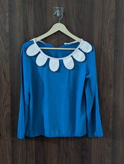 Imported Full sleeve top chiffon full sleeve top No-3442 Velnoor Store