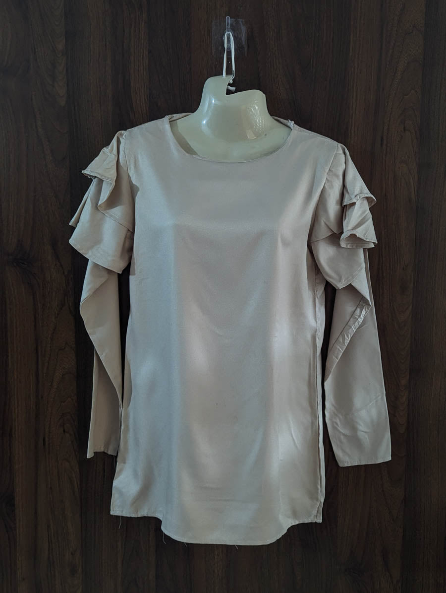 Imported Full sleeve top chiffon full sleeve top No-4980 Velnoor Store
