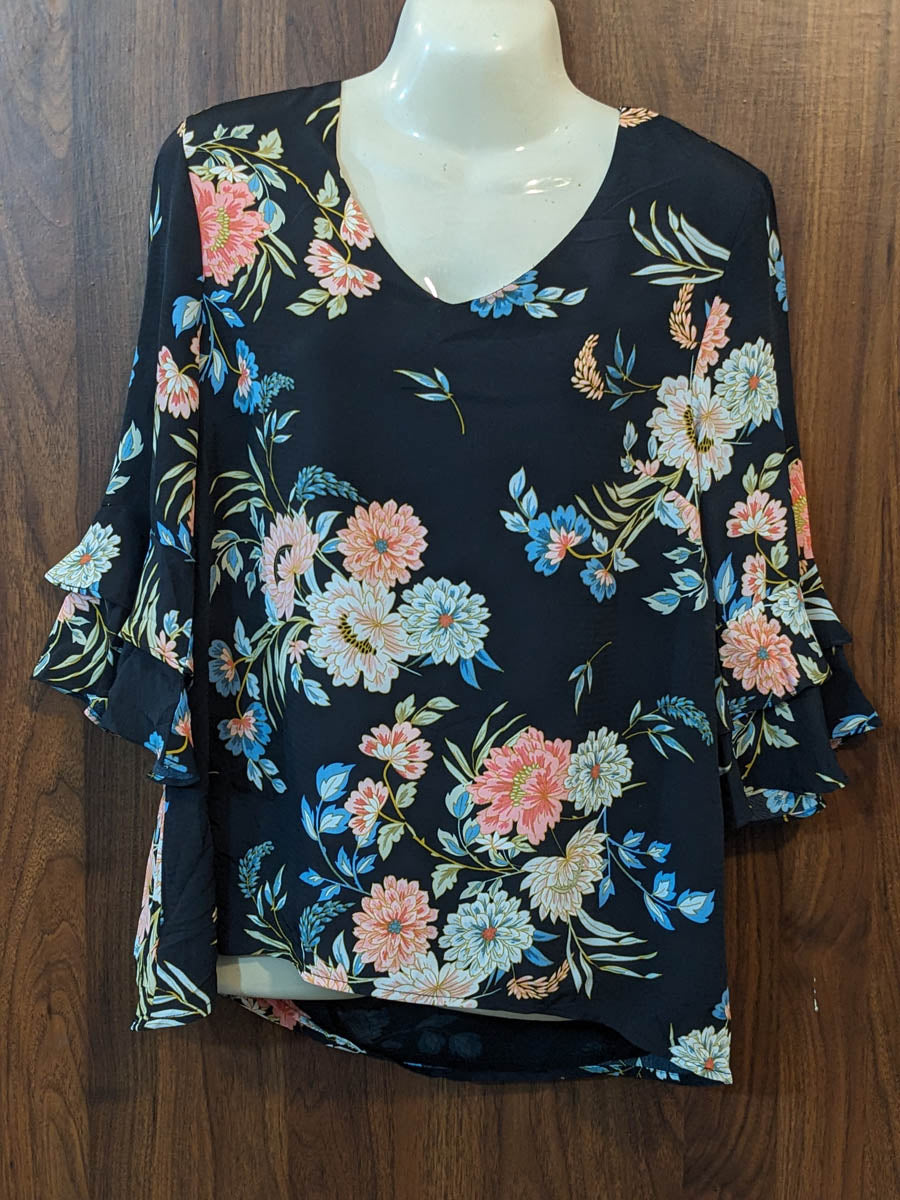 Imported Full sleeve top chiffon full sleeve top No-7489 Velnoor Store