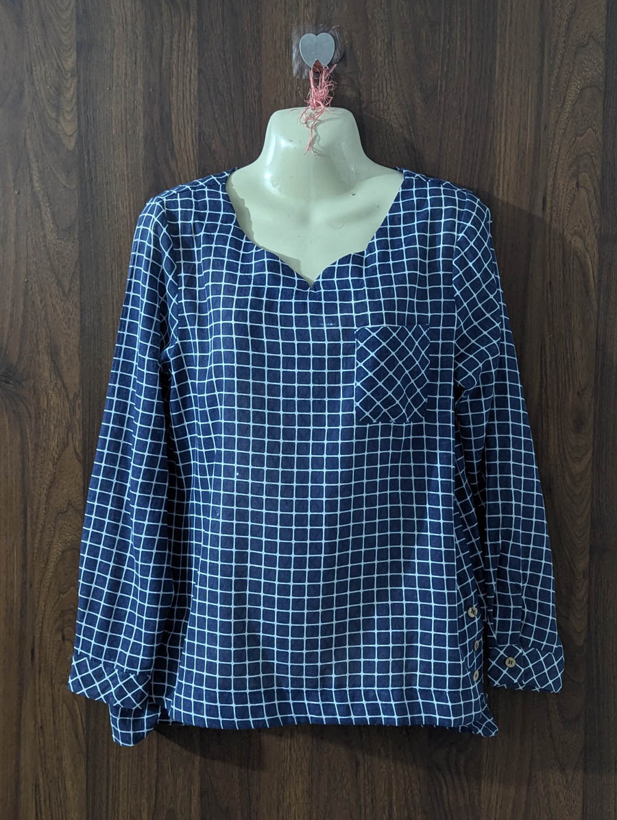 Imported Full sleeve top cotton full sleeve top No-5756 Velnoor Store