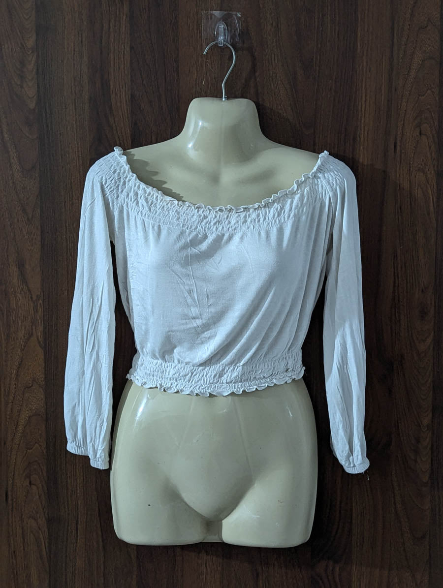 Imported Crop top cotton jersey crop top No-3900 Velnoor Store