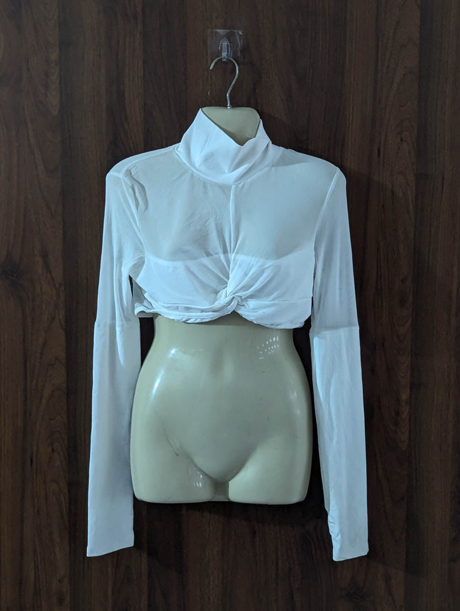 Imported Crop top jersey crop top No-4172 Velnoor Store