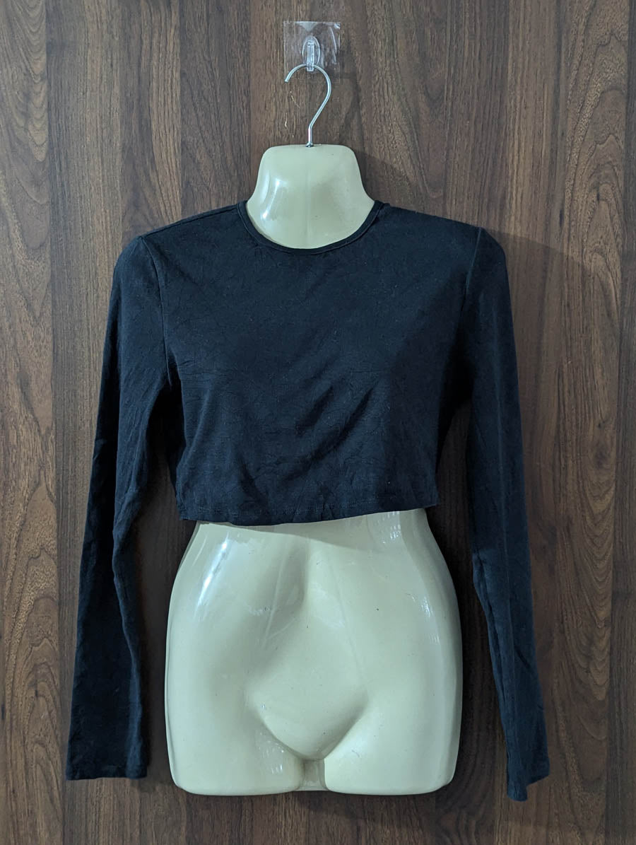 Imported Crop top jersey crop top No-3854 Velnoor Store