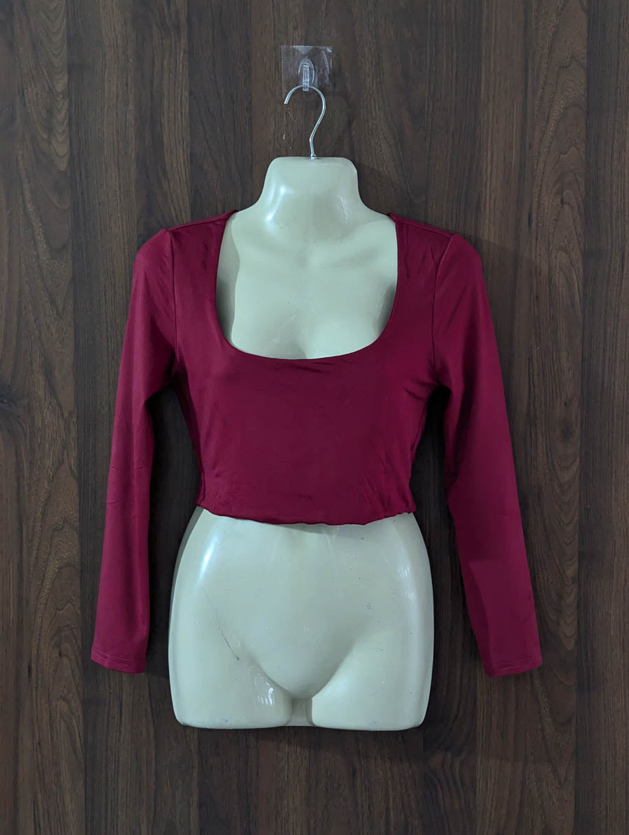Imported Crop top jersey crop top No-3820 Velnoor Store