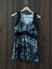 Imported Western mini dress jersey mini dress No-2619 Velnoor Store