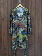 Imported Western mini dress linen mini dress No-2770 Velnoor Store