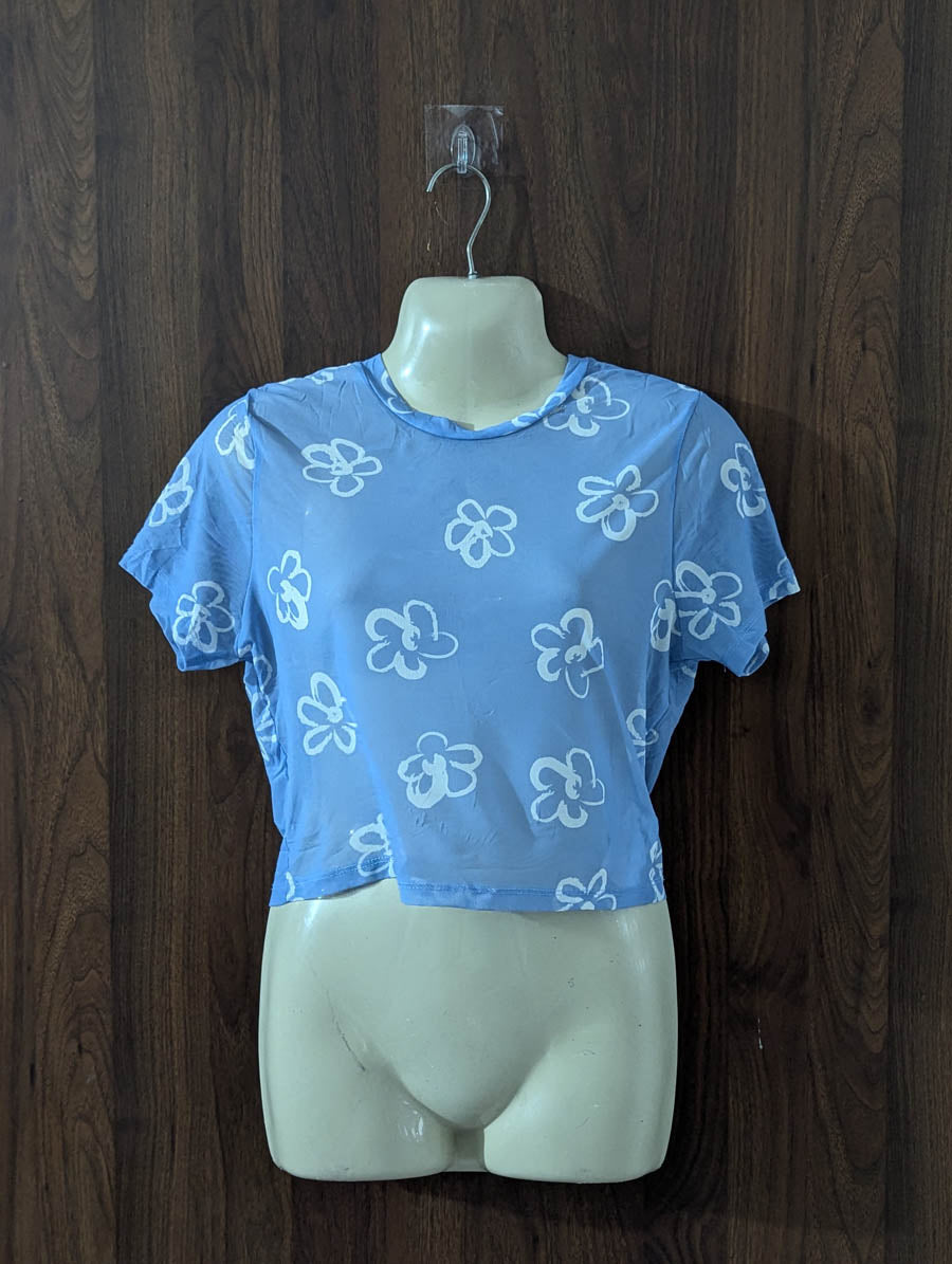 Imported Crop top net crop top No-4169 Velnoor Store