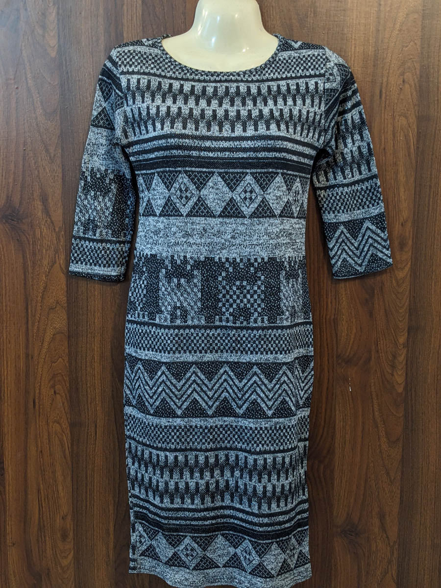 Imported Bodycon winter bodycon No-7776 Velnoor Store