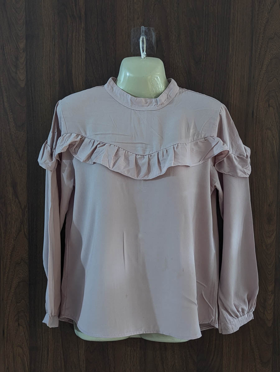 Imported Full sleeve top chiffon full sleeve top No-4981 Velnoor Store