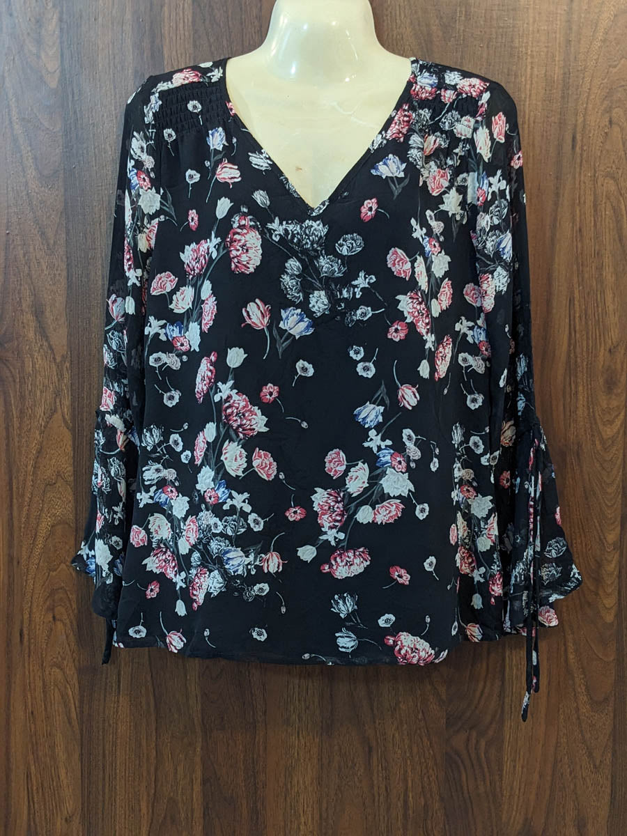 Imported Full sleeve top chiffon full sleeve top No-7514 Velnoor Store