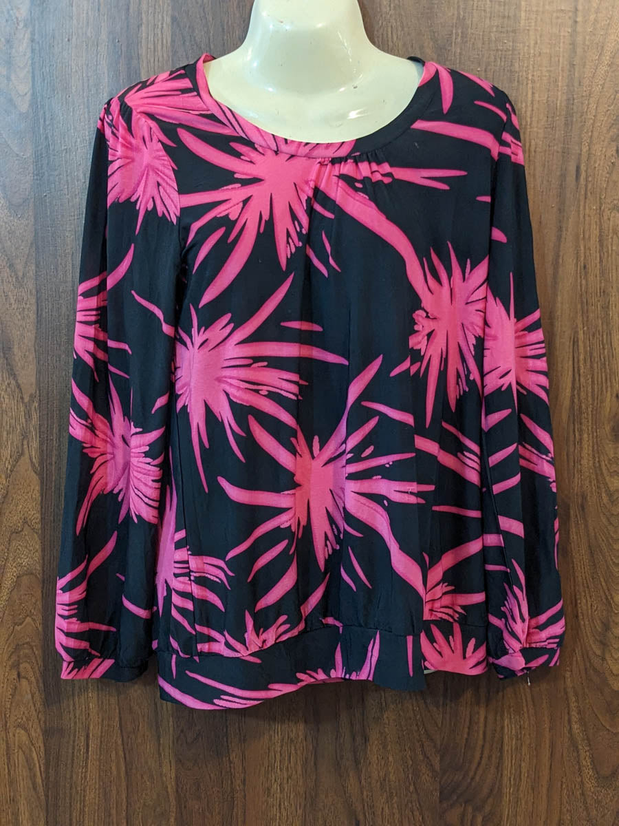 Imported Full sleeve top chiffon full sleeve top No-7554 Velnoor Store
