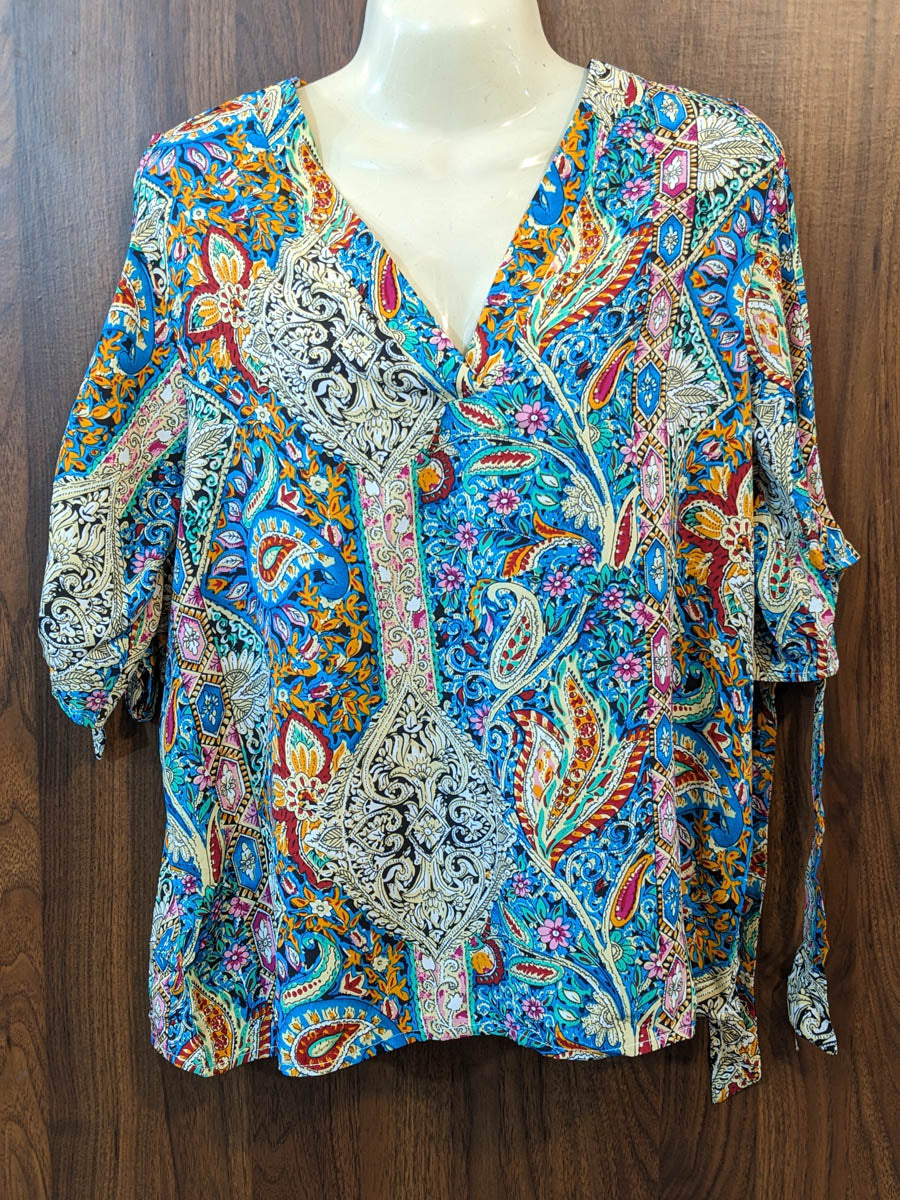 Imported Full sleeve top chiffon full sleeve top No-7557 Velnoor Store