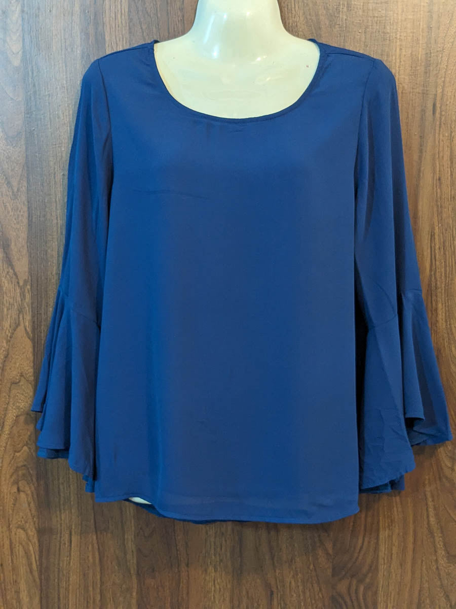 Imported Full sleeve top chiffon full sleeve top No-7405 Velnoor Store
