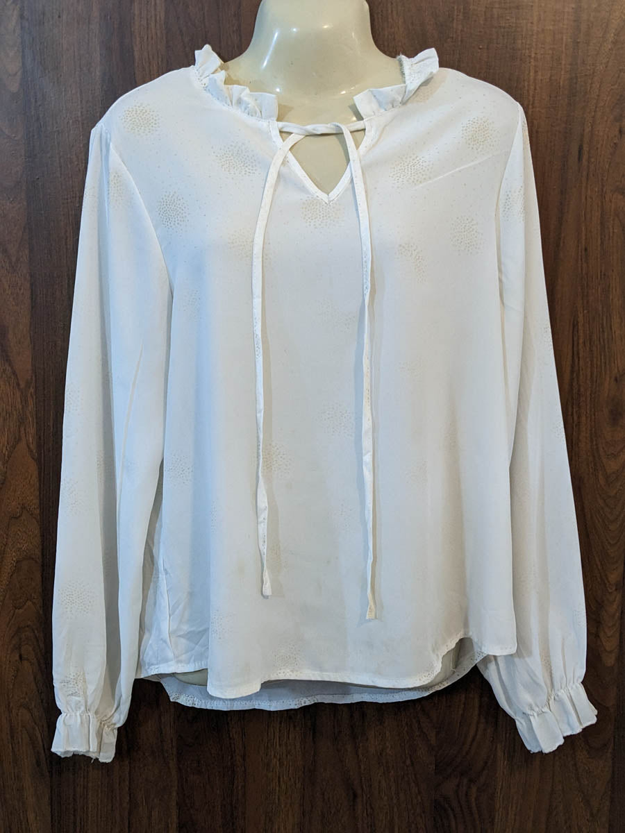 Imported Full sleeve top chiffon full sleeve top No-7398 Velnoor Store