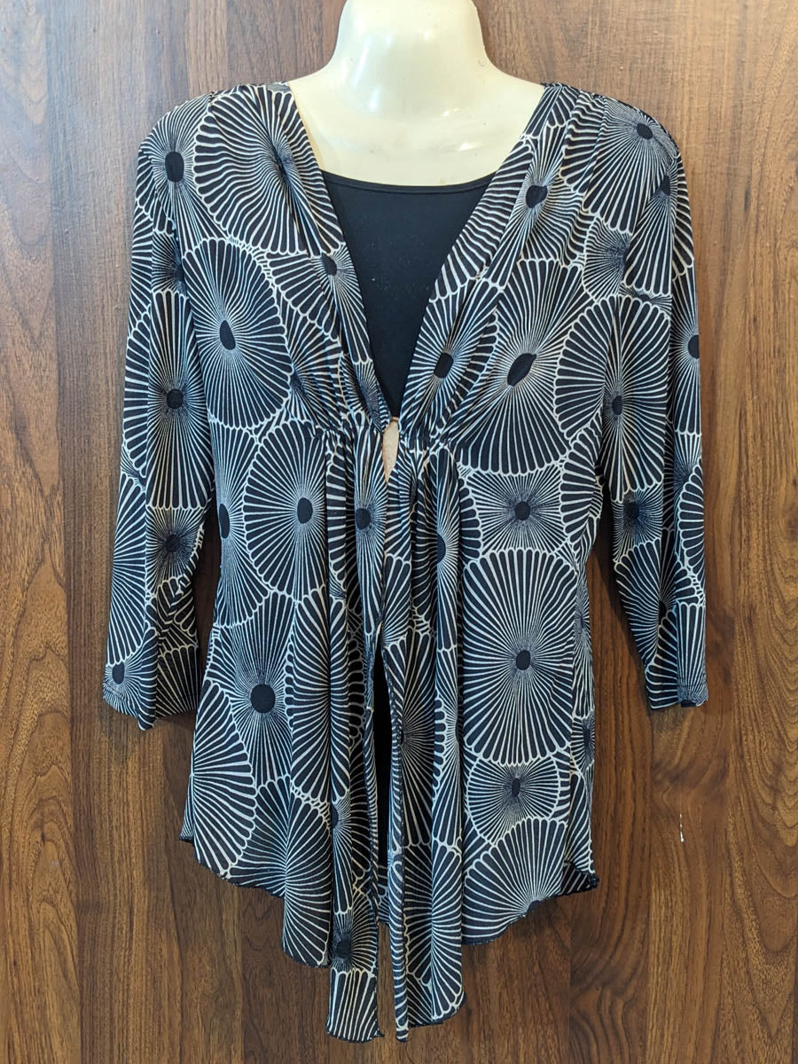 Imported Full sleeve top chiffon full sleeve top No-7574 Velnoor Store