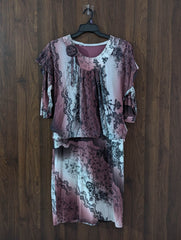 Imported Western mini dress chiffon mini dress No-2602 Velnoor Store