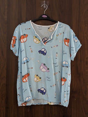 Half sleeve top cotton half sleeve top No-1859 Velnoor Store