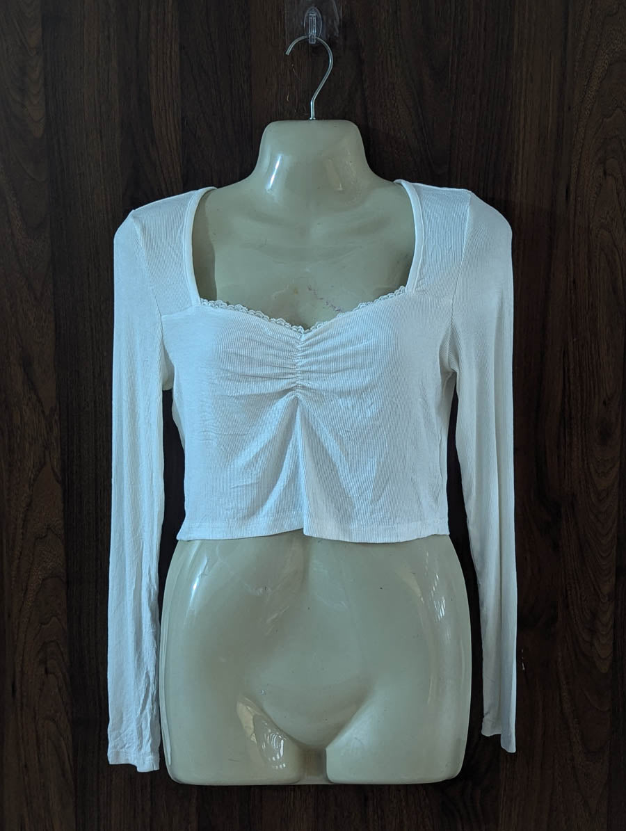 Imported Crop top jersey crop top No-4326 Velnoor Store