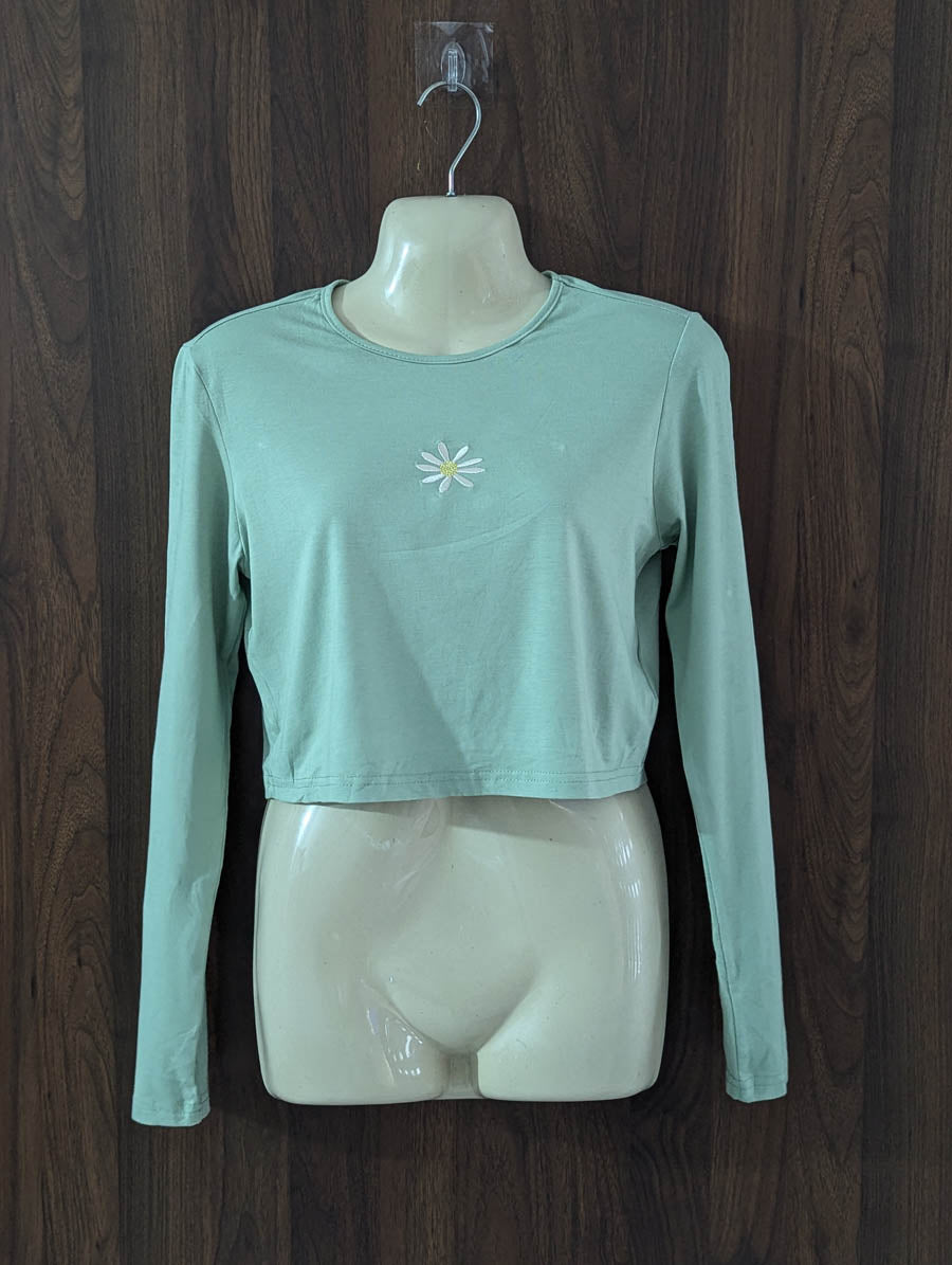 Imported Crop top jersey crop top No-3789 Velnoor Store