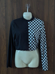 Imported Crop top jersey crop top No-4478 Velnoor Store
