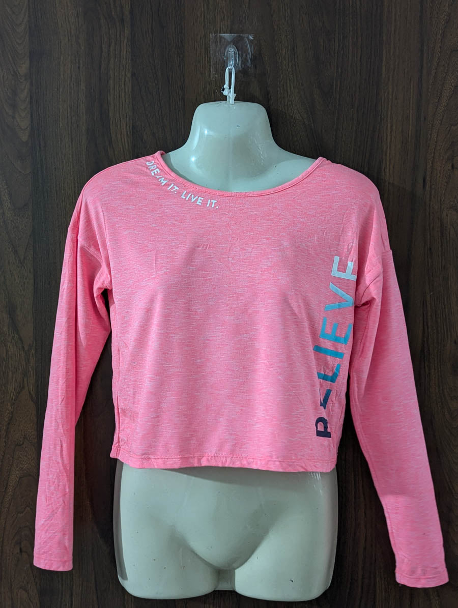 Imported Crop top jersey crop top No-3842 Velnoor Store