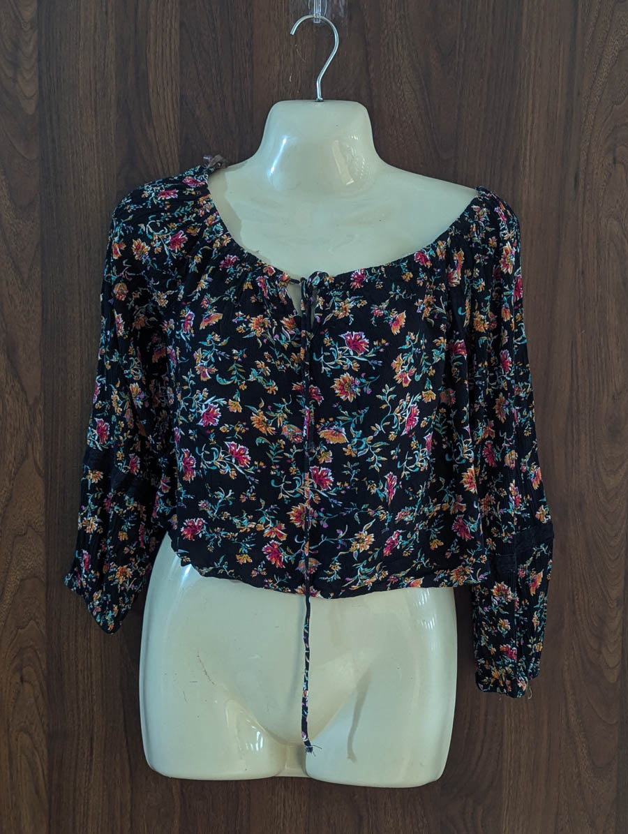 Imported Crop top linen crop top No-4256 Velnoor Store