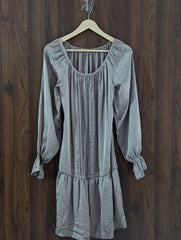 Imported Western mini dress silk mini dress No-2772 Velnoor Store