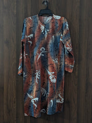 Western mini dress silk mini dress No-2465 Velnoor Store