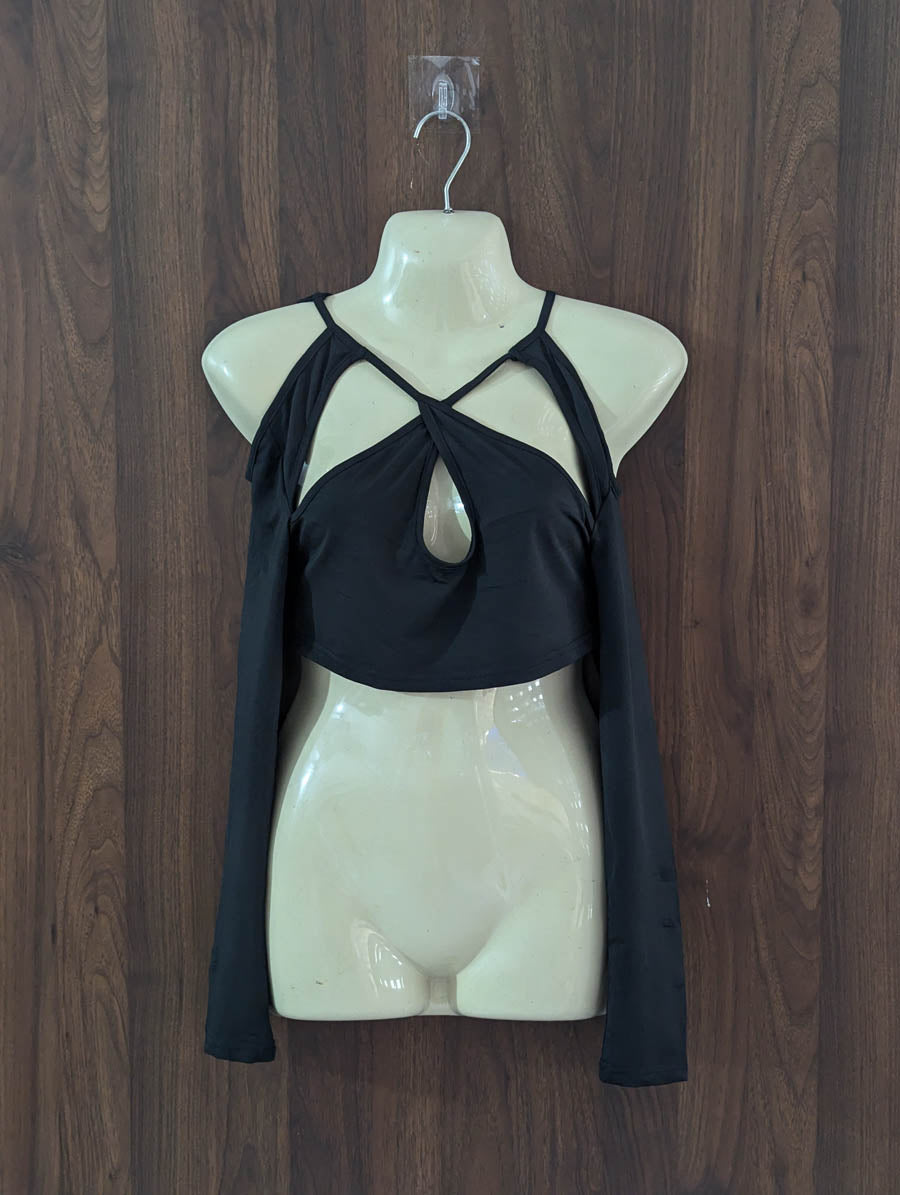 Imported Crop top jersey crop top No-3793 Velnoor Store