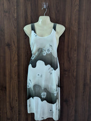 Imported Western mini dress silk jersey mini dress No-3597 Velnoor Store