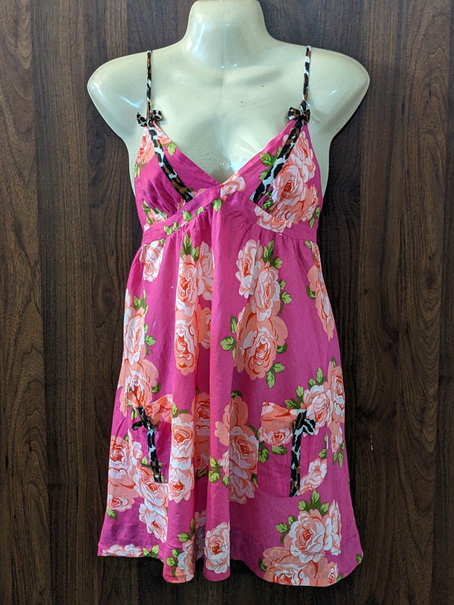 Imported Western mini dress cotton mini dress No-6622 Velnoor Store