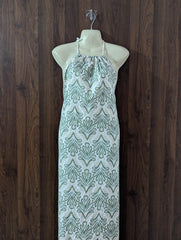Imported Western long dress silk jersey long dress No-3288 Velnoor Store