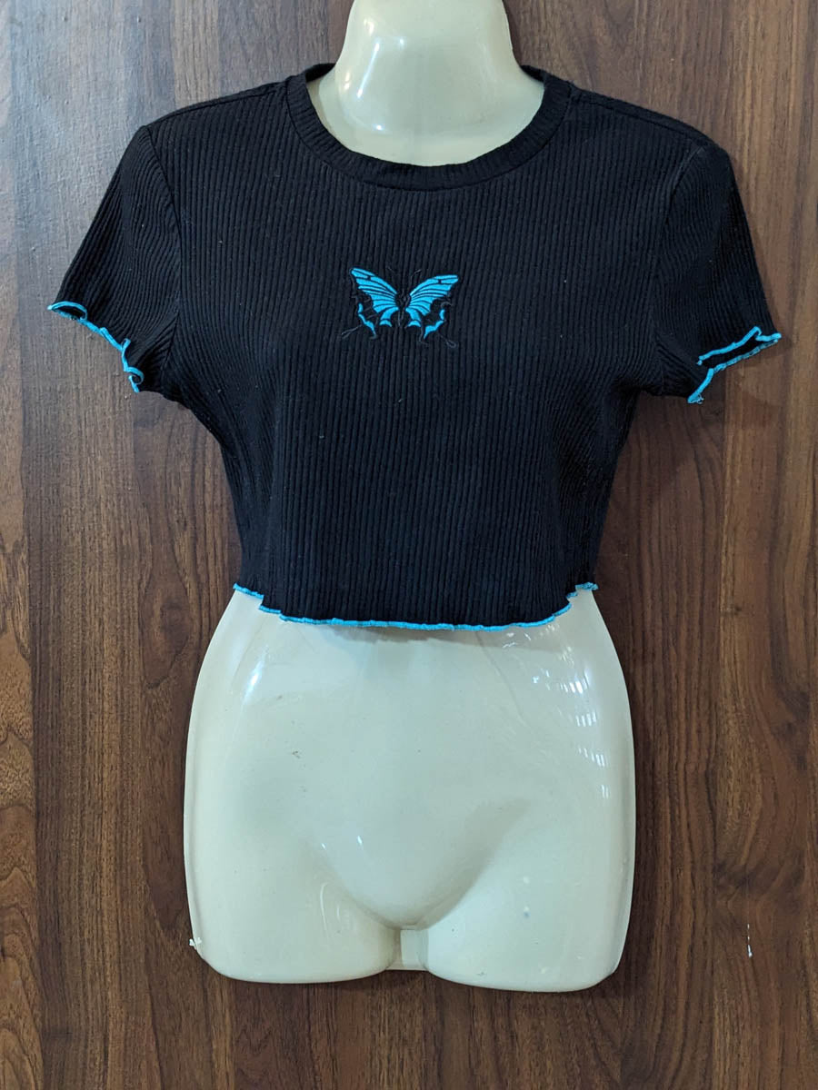 Imported Winter crop top winter winter crop top No-7263 Velnoor Store