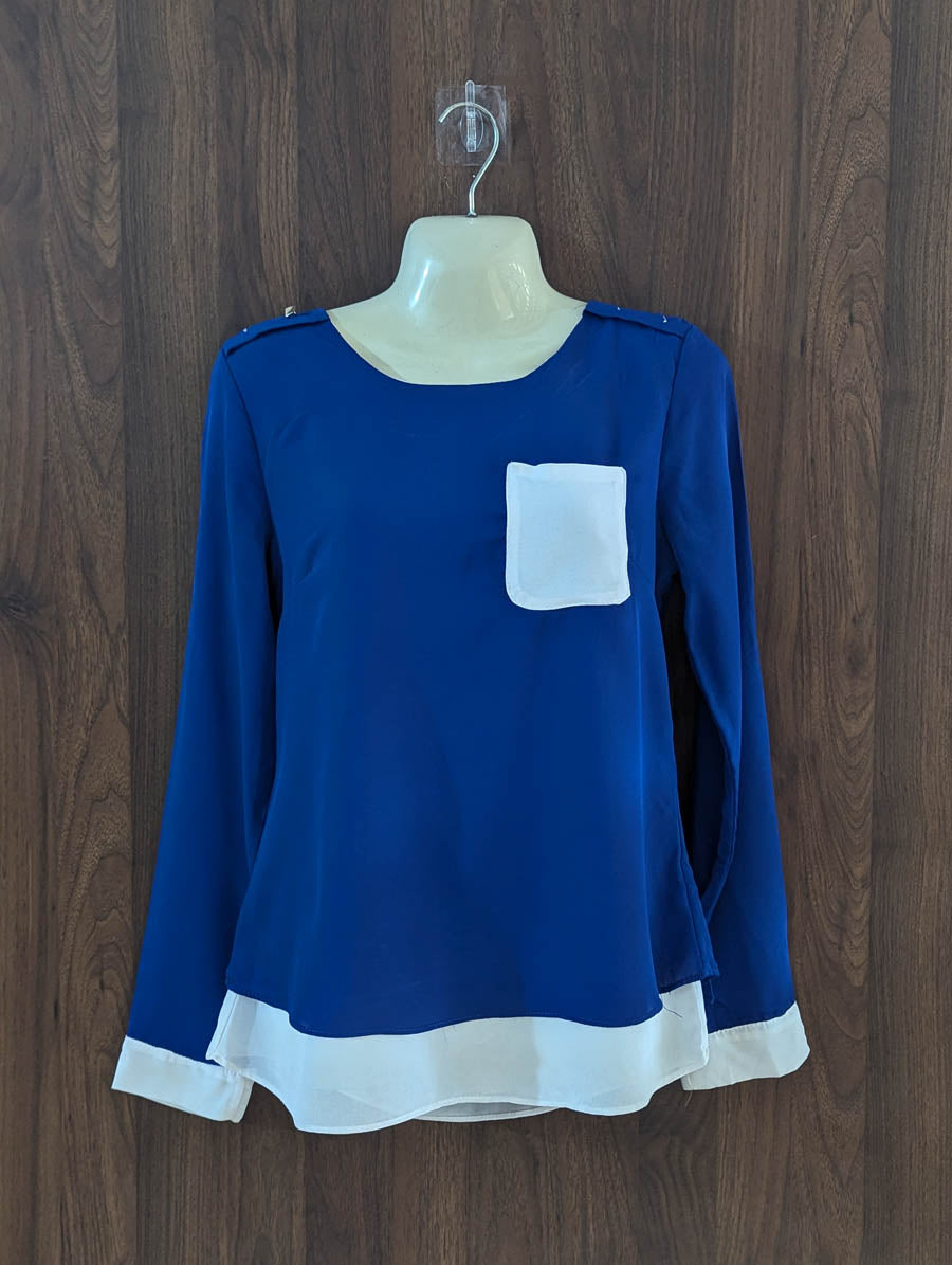Imported Full sleeve top chiffon full sleeve top No-5138 Velnoor Store
