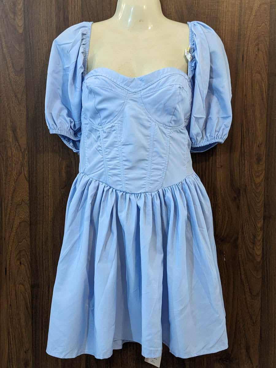 Imported Western mini dress cotton mini dress No-8694 Velnoor Store