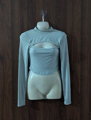 Imported Crop top jersey crop top No-4193 Velnoor Store