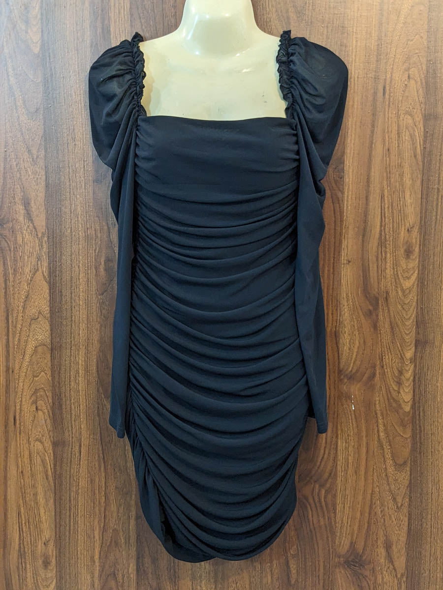 Imported Western mini dress jersey mini dress No-8692 Velnoor Store