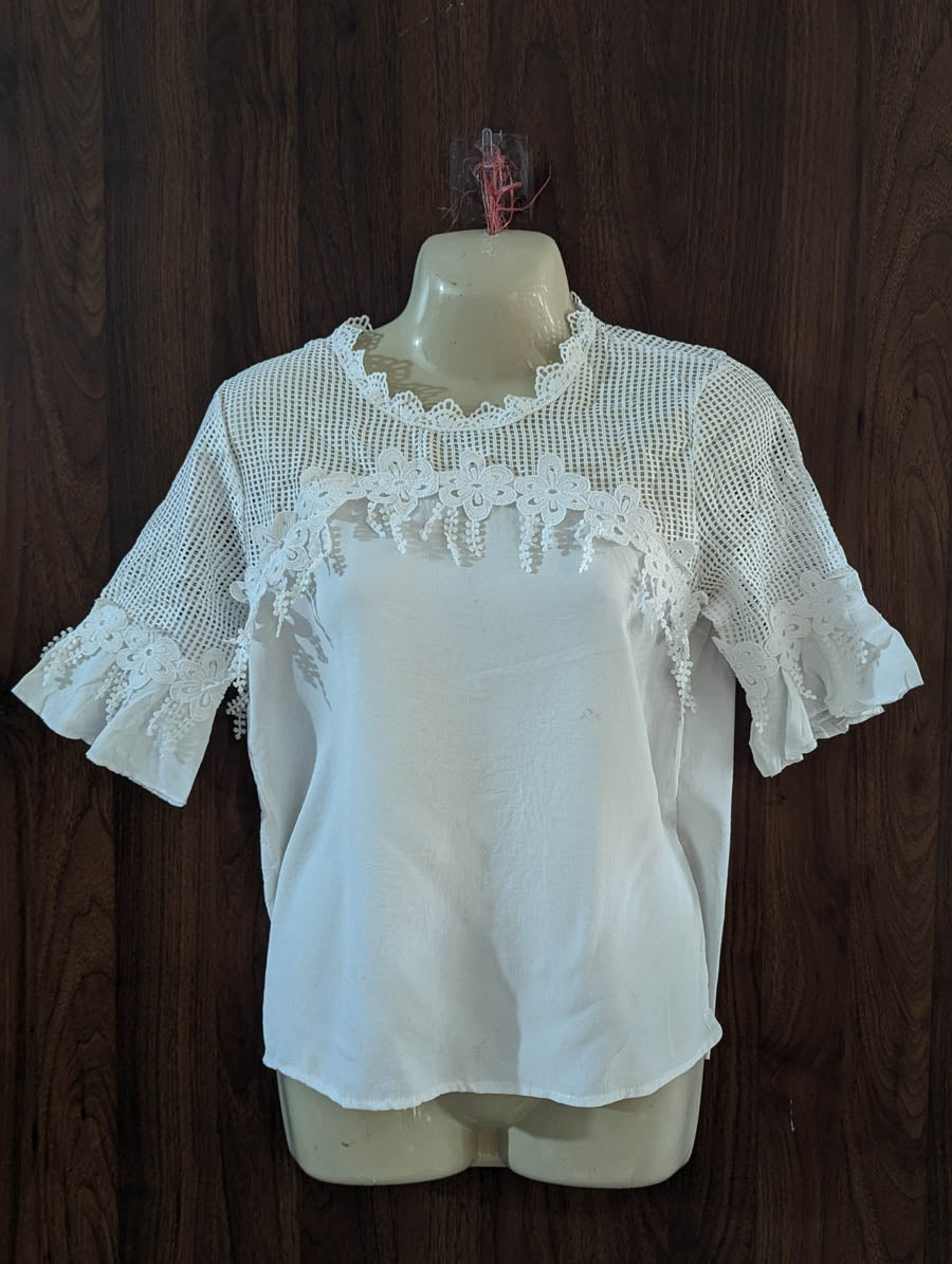 Imported Half sleeve top net half sleeve top No-5013 Velnoor Store