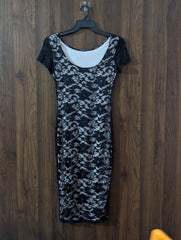 Imported Western mini dress net silk jersey mini dress No-2624 Velnoor Store