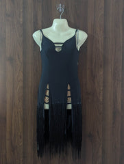 Western mini dress silk jersey mini dress No-2467 Velnoor Store