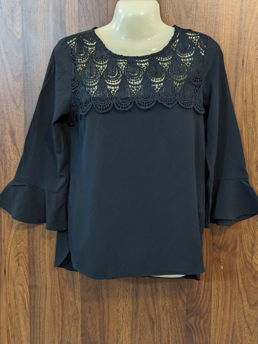 Imported Full sleeve top chiffon full sleeve top No-7427 Velnoor Store