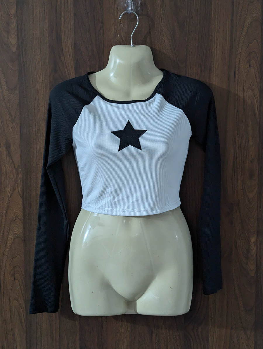Imported Crop top cotton jersey crop top No-3902 Velnoor Store