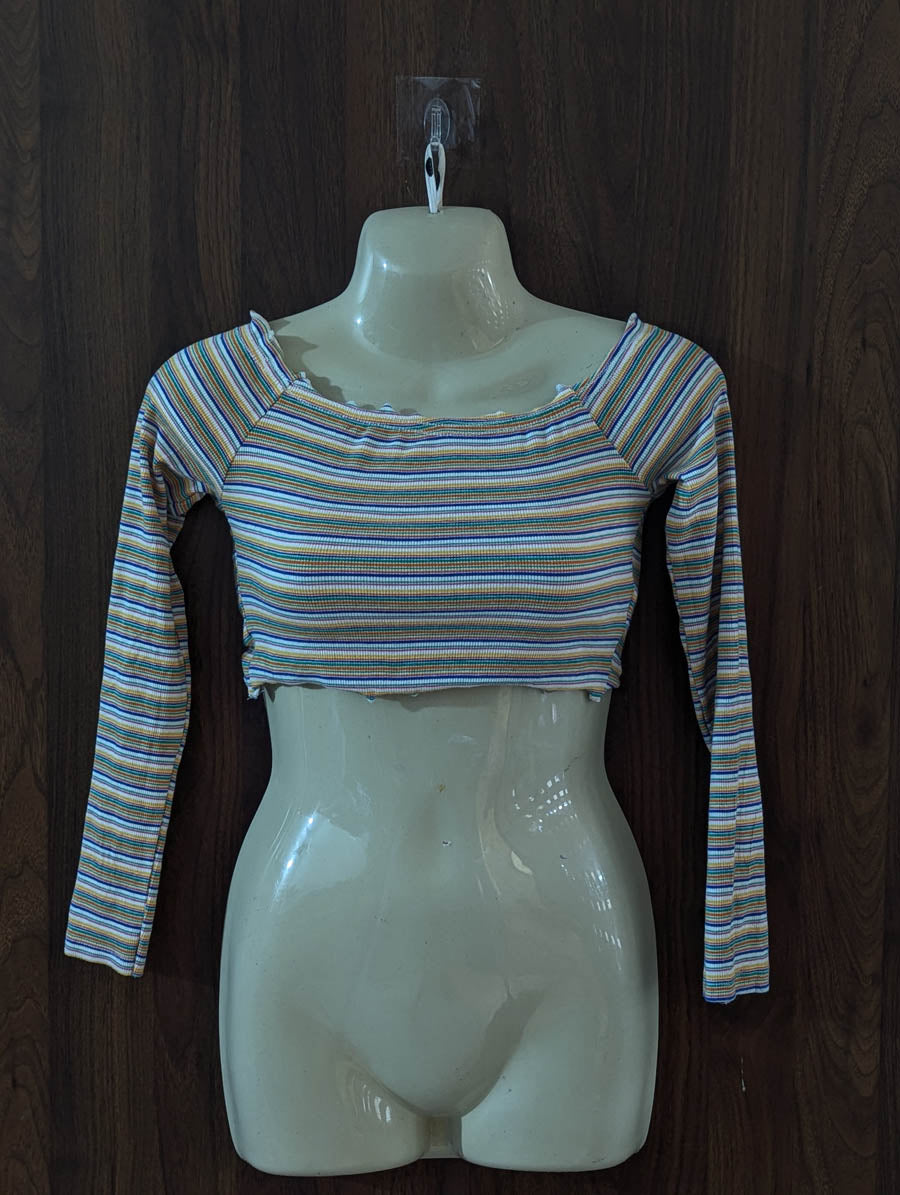 Imported Crop top jersey crop top No-4320 Velnoor Store