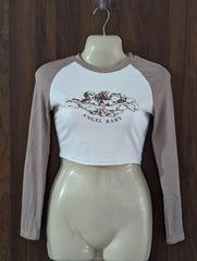 Imported Crop top jersey crop top No-3773 Velnoor Store