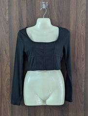 Imported Crop top jersey crop top No-3757 Velnoor Store