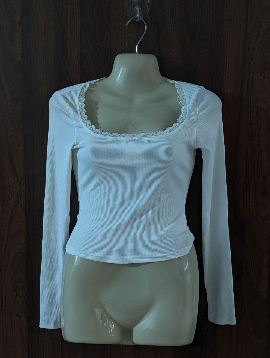 Imported Crop top jersey crop top No-4342 Velnoor Store