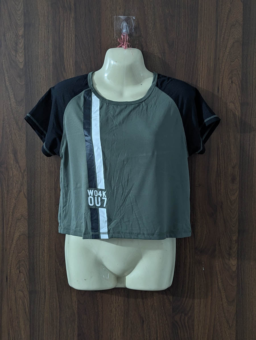 Imported Crop top jersey crop top No-3895 Velnoor Store
