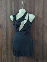 Imported Western mini dress jersey mini dress No-3729 Velnoor Store