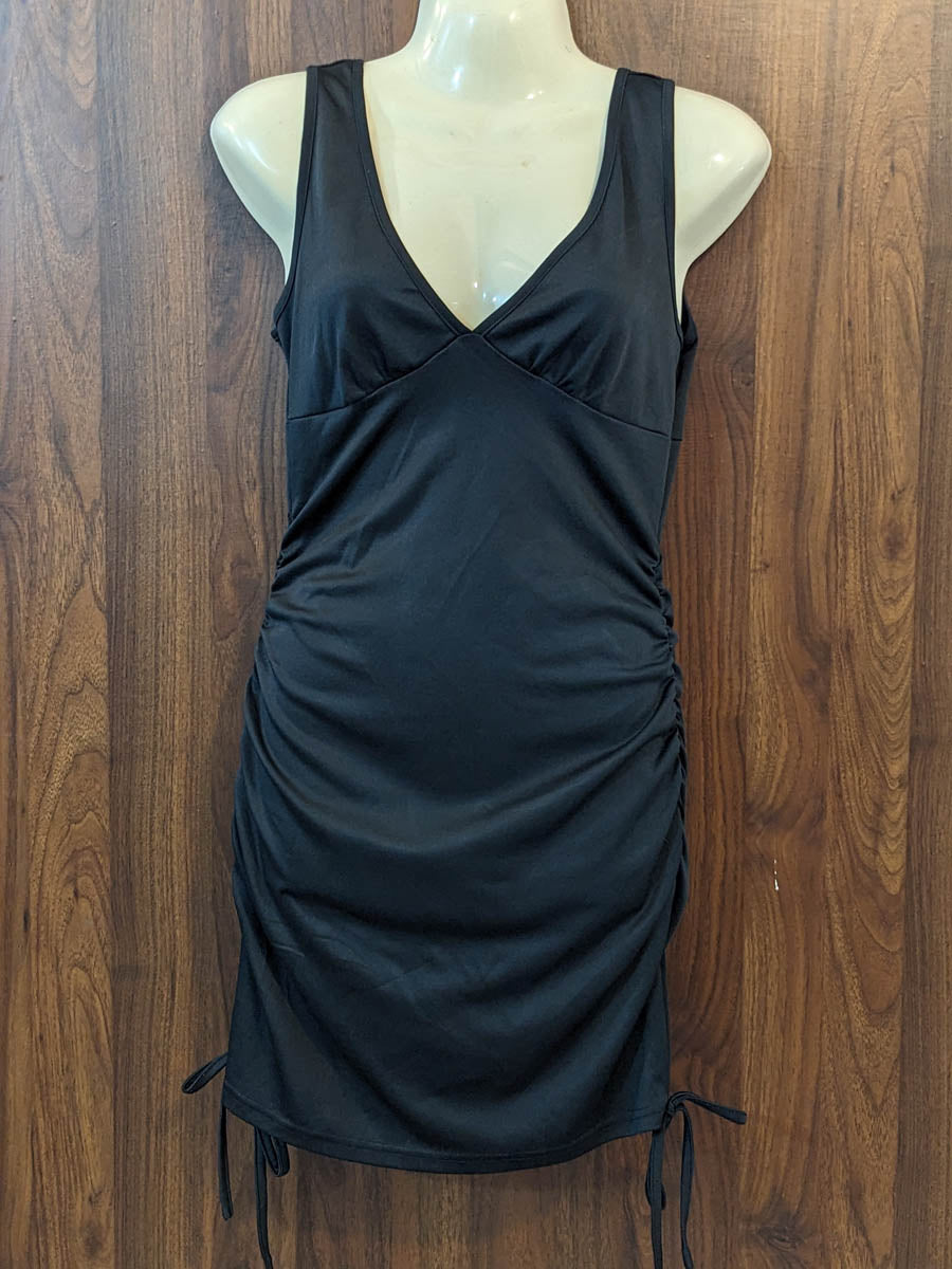 Imported Western mini dress jersey mini dress No-8683 Velnoor Store